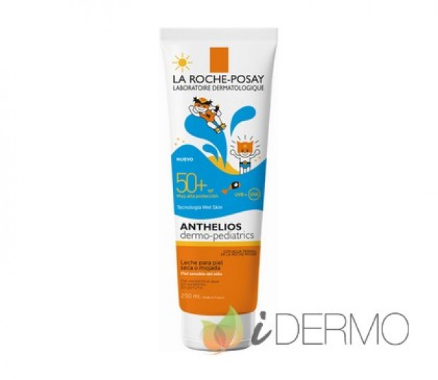 ANTHELIOS DERMO-PEDIATRICS LECHE-GEL WET SKIN SPF50+ PROTECTOR SOLAR NIÑOS